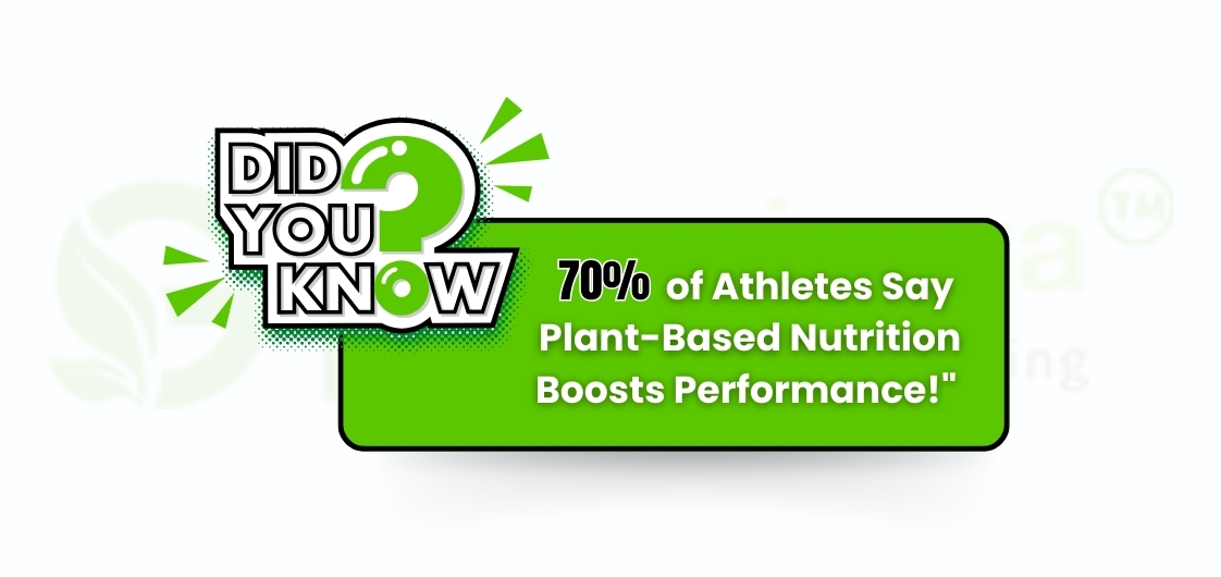Did You Know? 70% of Athletes Say Plant-Based Nutrition Boosts Performance!